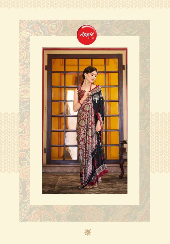 Mohar Vol 2 By Apple Japan Satin Printed Sarees Wholesale Market In Surat With Price